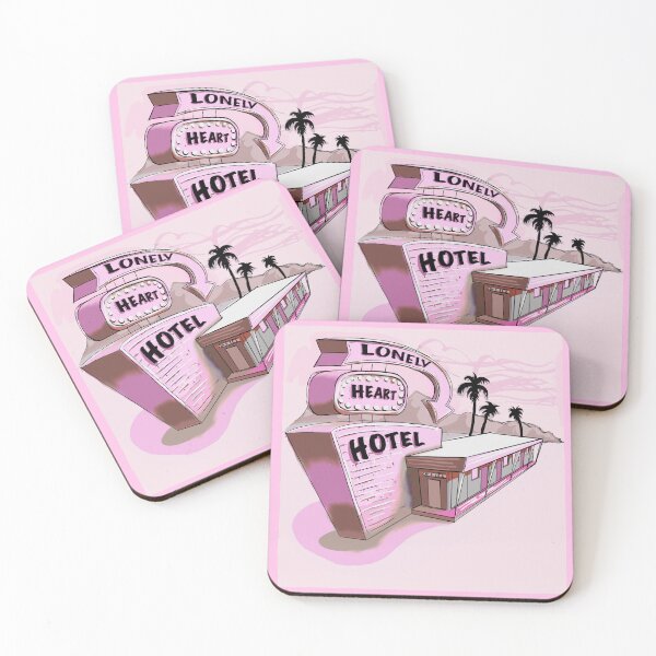 Item preview, Lonely Heart Hotel - Pink designed and sold by PurplePajamas.