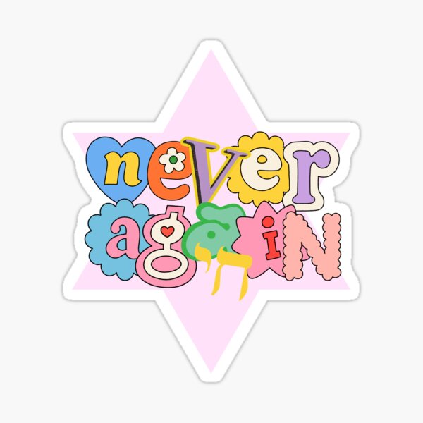 Item preview, Never Again! designed and sold by OrliMoonNice.