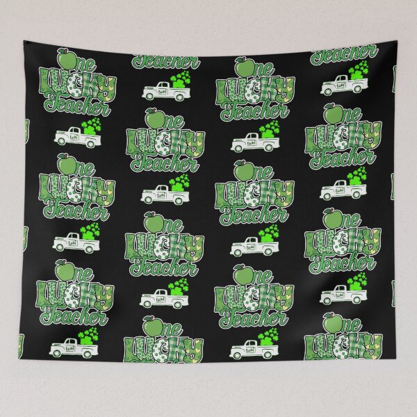 Item preview, One Lucky Teacher  designed and sold by WoodburyLake.