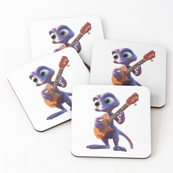 Item preview, An Alien Cartoon Creature Playing The Guitar  designed and sold by MusicalArtisty.