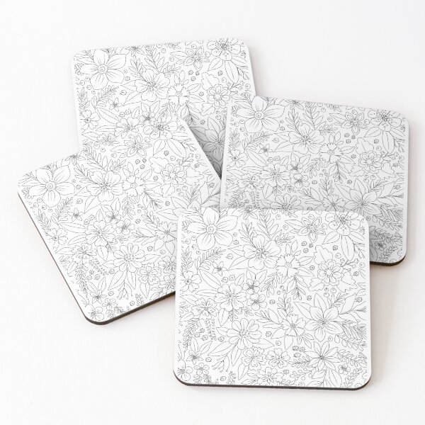 Item preview, Line art of flowers  designed and sold by Flowersonstuff.