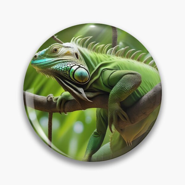 Item preview, GREEN IGUANA designed and sold by PIGCASSOSAIART.