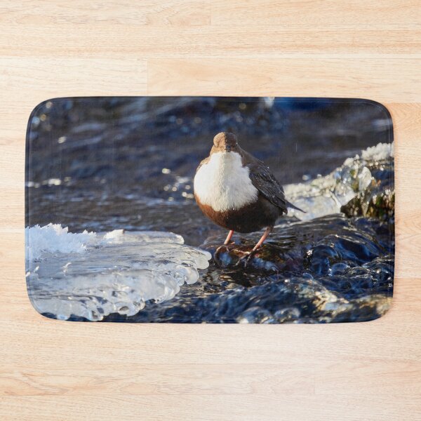 Item preview, Icy way. White-throated dipper designed and sold by Jouko Lehto Photography.