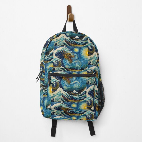 Item preview, The great drogon wave starry night  designed and sold by Animalpetslover.