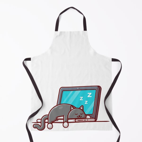 Item preview, Cat naps and sleeps in computer designed and sold by Pixelaire.