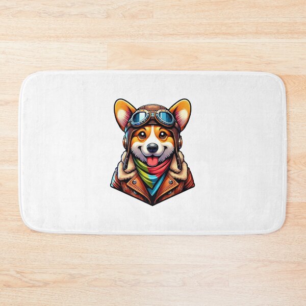 Item preview, Aviator Corgi Delight designed and sold by RetroPop23.
