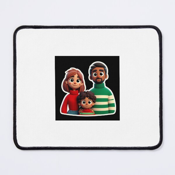 Item preview, Mixed Family Cartoon designed and sold by JoyPhotoArt.