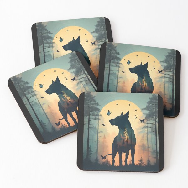 Item preview, Hound in a forest designed and sold by MegDexShop.