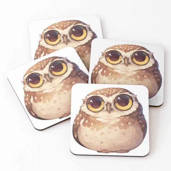 Item preview, Owl Cartoon Cute designed and sold by Bwittaya.