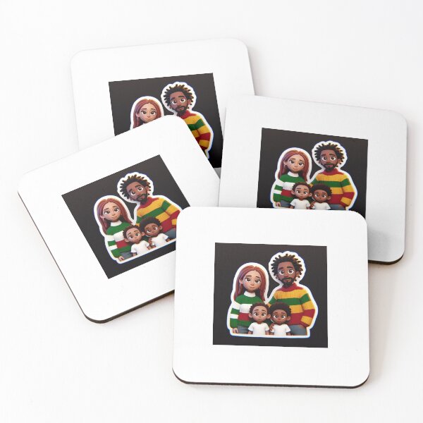Item preview, Mixed Family Cartoon designed and sold by JoyPhotoArt.