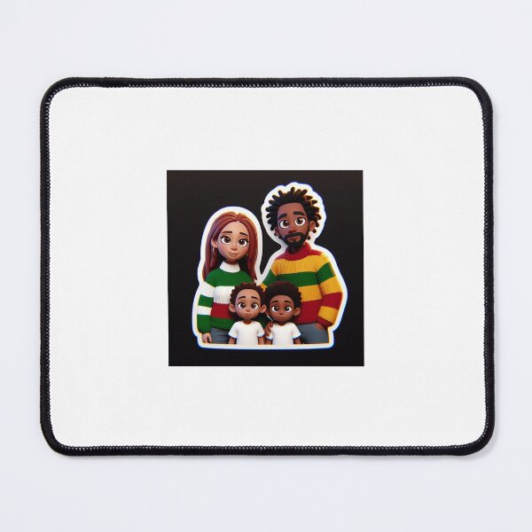 Item preview, Mixed Family Cartoon designed and sold by JoyPhotoArt.