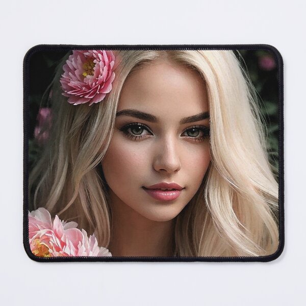 Item preview, 2021 Beautiful Young Women with Flowers in Hair by Suzy Hager designed and sold by greatgingham.