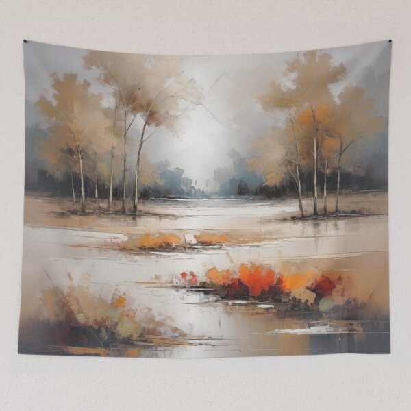 Item preview, Misty Morning Glow: A Serene River Sunrise designed and sold by Sanctum Icons.
