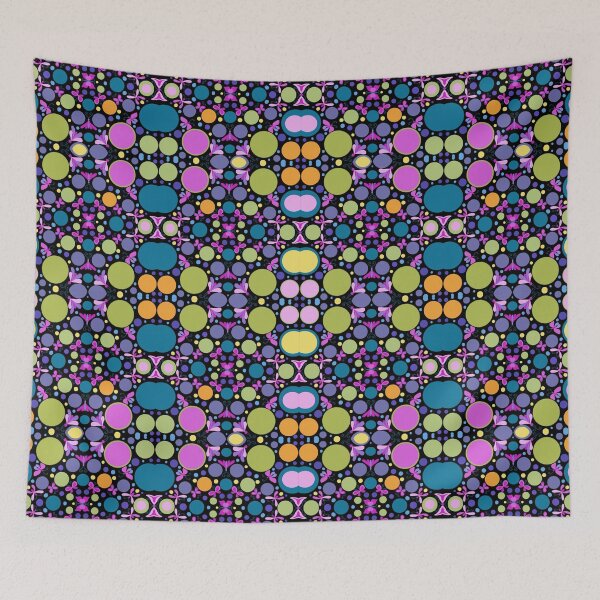 Item preview, Bright moths and dots designed and sold by Flowersonstuff.