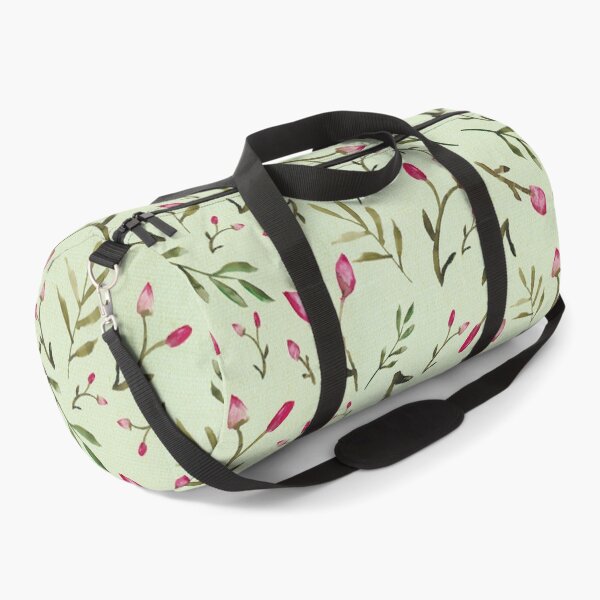 Item preview, Watercolor Rose Buds - Light green and pink rose print designed and sold by DreamersPlan.