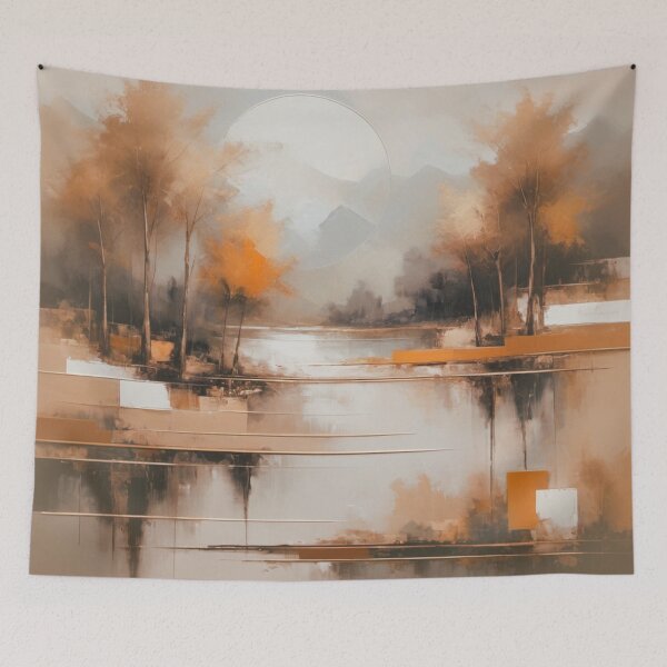 Item preview, Dawn's Embrace: A Serene River Sunrise designed and sold by Sanctum Icons.
