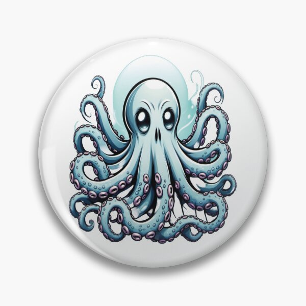 Item preview, Ghost Octopus designed and sold by NagalkarArtWork.