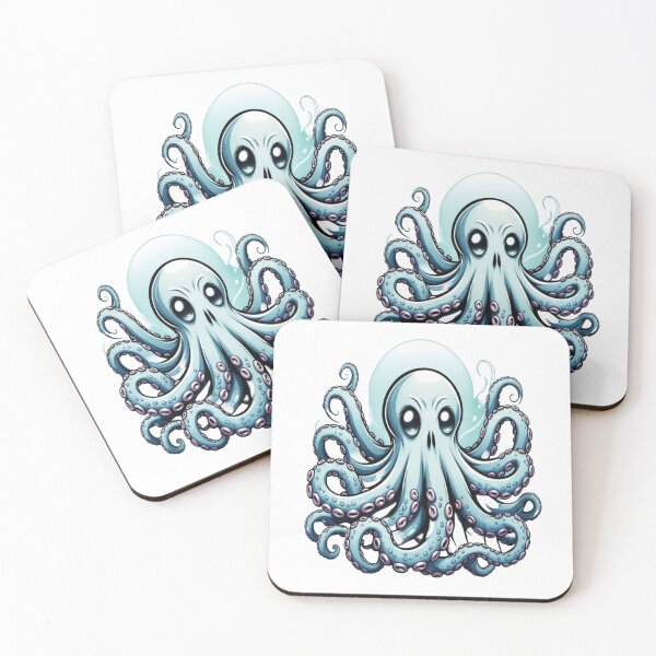 Item preview, Ghost Octopus designed and sold by NagalkarArtWork.