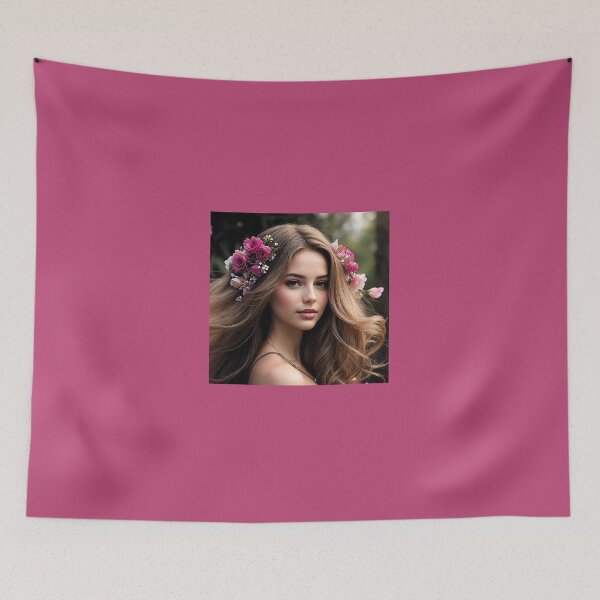 Item preview, 4003  Beautiful Young Women with Flowers in Hair   by Suzy Hager designed and sold by greatgingham.