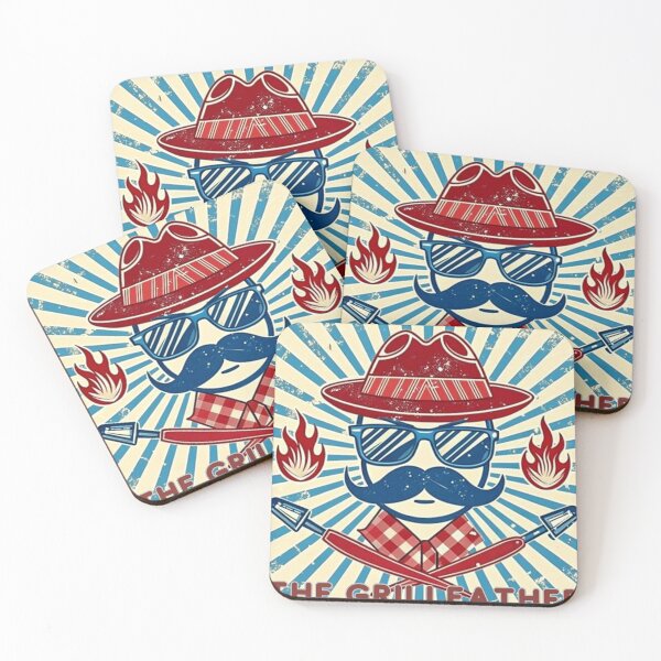 Item preview, The Grillfather: The Father of BBQ Culture designed and sold by Colorful-Garden.