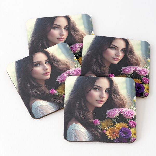 Item preview, 4004 Beautiful Young Women with Flowers in Hair by Suzy Hager designed and sold by greatgingham.