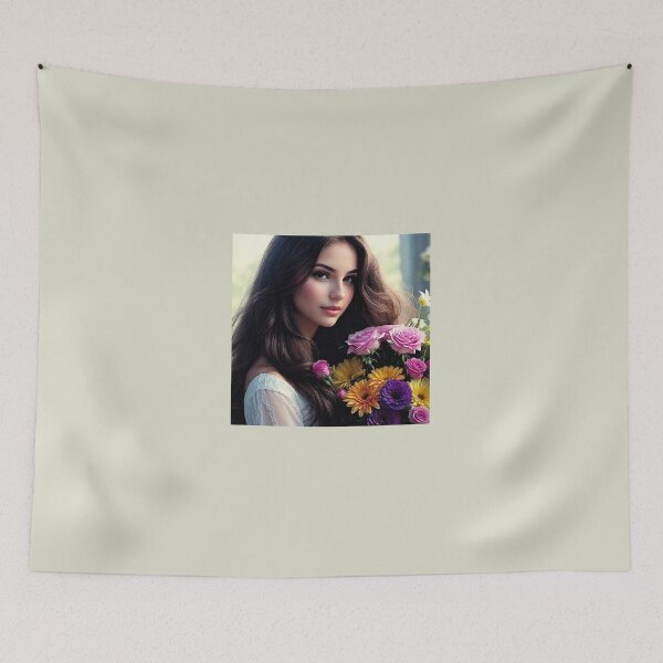 Item preview, 4004  Beautiful Young Women with Flowers in Hair   by Suzy Hager designed and sold by greatgingham.