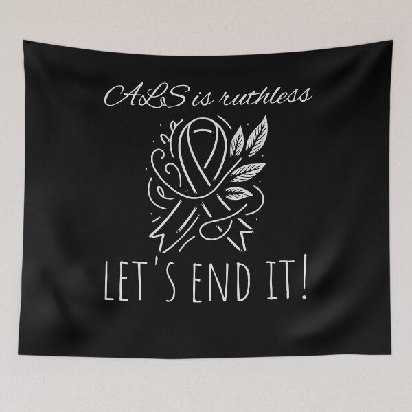 Item preview, ALS Awareness - Ribbon and Leaves Design designed and sold by VoyteksDesigns.