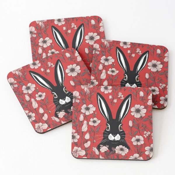 Item preview, Black bunny designed and sold by Vilemo.