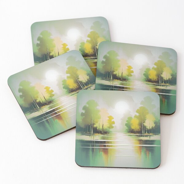 Item preview, Spring Serenity: A Sunrise on the Lazy River designed and sold by Sanctum Icons.