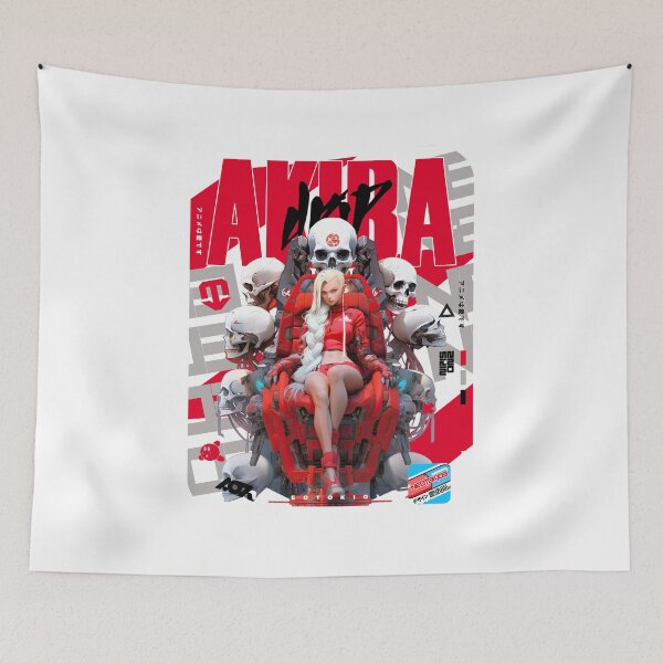 Item preview, AKIRA | FEMALE AKIRA | THRONE OF SKULLS | ANIME MANGA AKIHABARA DRIP designed and sold by AKIBA DRIP.