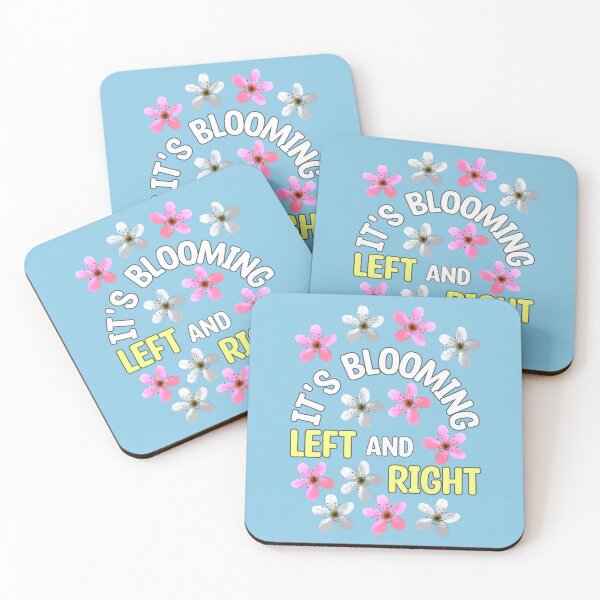 Item preview, It's blooming left and right cute and funny spring greetings designed and sold by mariya-ivanova.