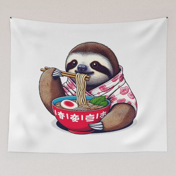 Item preview, Sloth love ramen designed and sold by ManikRaja.