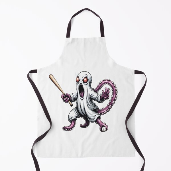 Item preview, Octopus Ghost Playing Baseball designed and sold by NagalkarArtWork.