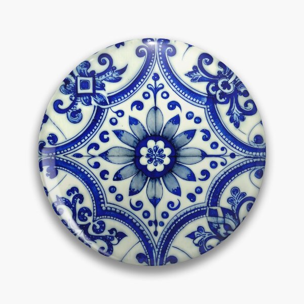 Item preview, Blue and white ceramic designed and sold by patterncrow.