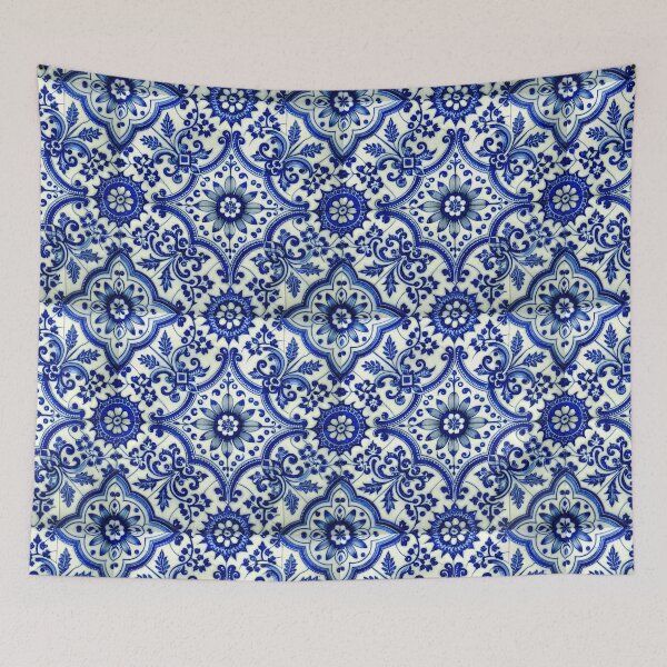 Item preview, Blue and white ceramic designed and sold by patterncrow.
