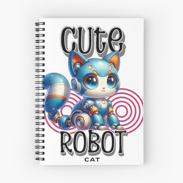 Item preview, Cute Robot Cat designed and sold by LucyArtDesign.