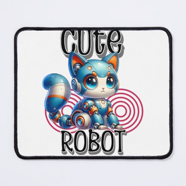 Item preview, Cute Robot Cat designed and sold by LucyArtDesign.