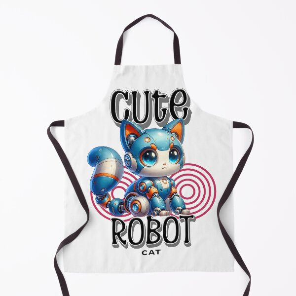 Item preview, Cute Robot Cat designed and sold by LucyArtDesign.
