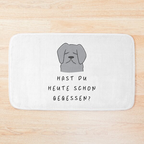 Artikelvorschau, Hast du heute schon gegessen? | Design für Pflege- und Sorgenerinnerungen | Hunde-Design-Illustration entworfen und verkauft von RM-Journey.