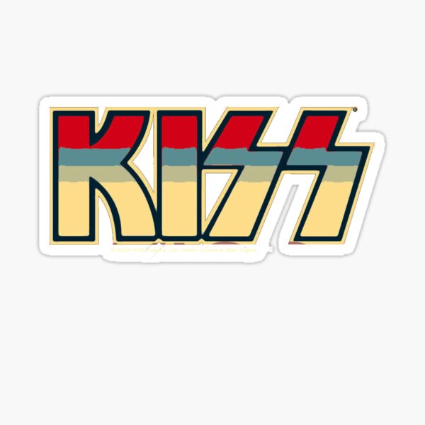 KISS The Band Logo Sticker