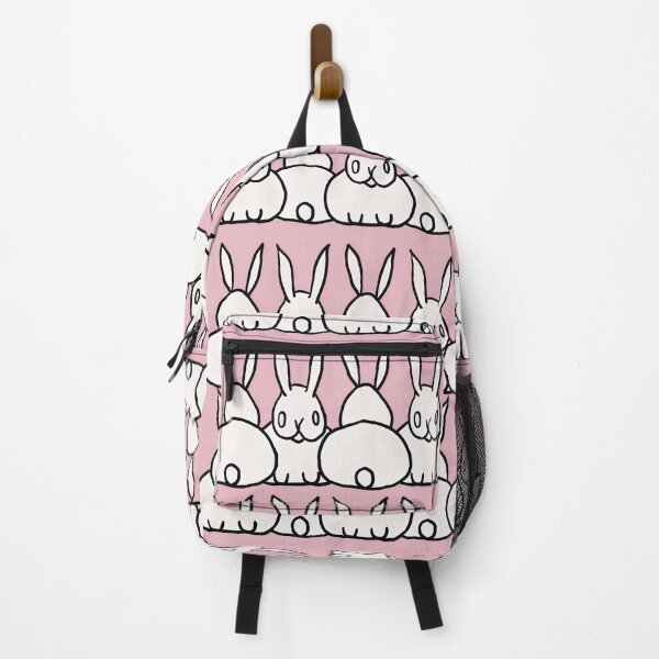 Item preview, Bunny Print - Pink and White - Cute Rabbits - Easter Print designed and sold by DreamersPlan.