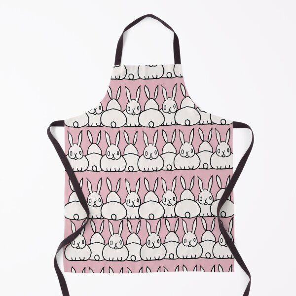 Item preview, Bunny Print - Pink and White - Cute Rabbits - Easter Print designed and sold by DreamersPlan.