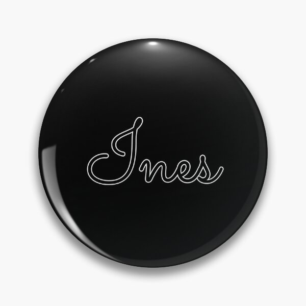 Item preview, Writing Ines Name Label (Black) designed and sold by NormadWorld.