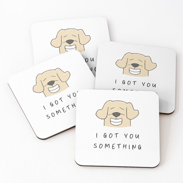 Item preview, I got you something | Surprise Gift Gesture Design | Dog Design Illustration designed and sold by RM-Journey.