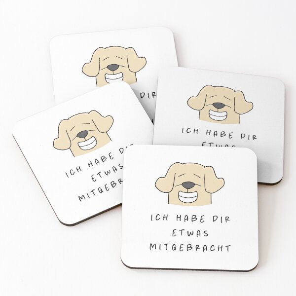 Item preview, Ich habe dir etwas mitgebracht | Surprise Gift Gesture Design | Dog Design Illustration designed and sold by RM-Journey.