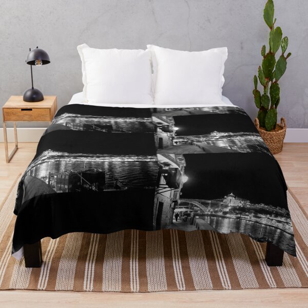 Item preview, Duoro River at Night - BW designed and sold by Brian Shaw.