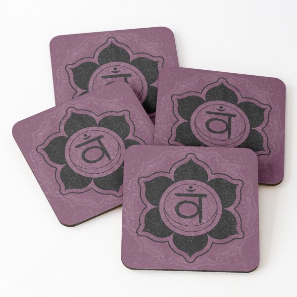 Item preview, Sacral Chakra Mandala - Beet + Coal designed and sold by Irene Estelle.