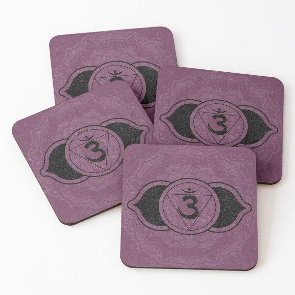 Item preview, Third Eye Chakra Mandala - Beet + Coal designed and sold by Irene Estelle.