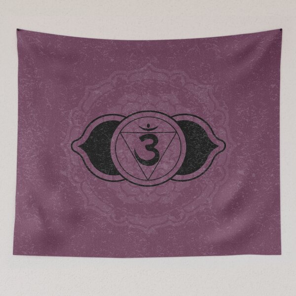 Item preview, Third Eye Chakra Mandala - Beet + Coal designed and sold by Irene Estelle.