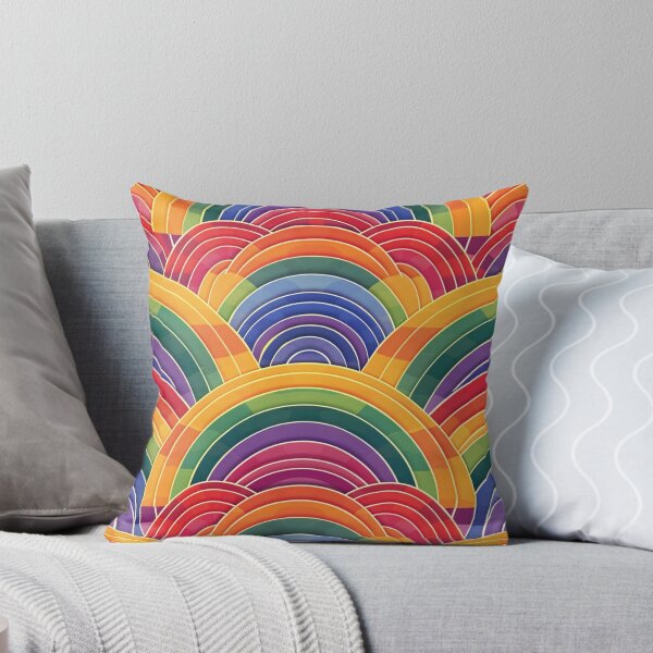 Item preview, Colorful Abstract Wavy Rainbow Pattern on a Bright Background (15) designed and sold by Reichcorp.